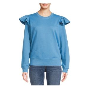 Time and Tru women’s Ruffle Sweatshirt